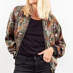 Scotch and Soda Silk Reversible Spring Bomber / Size S